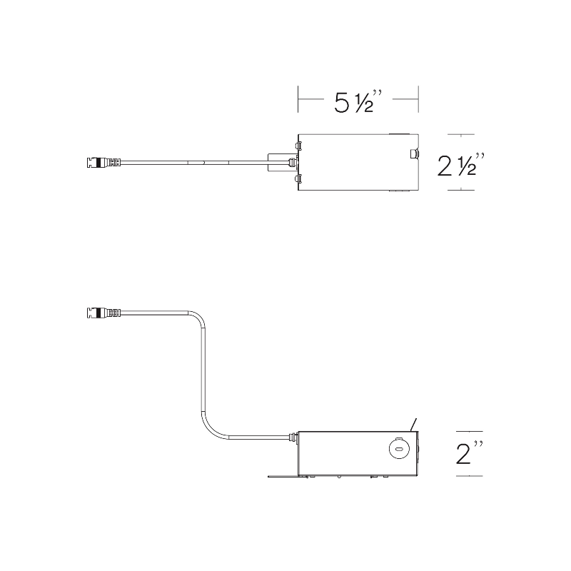 WAC R2FBRT 2" 21W Remodel Housing Trimmed