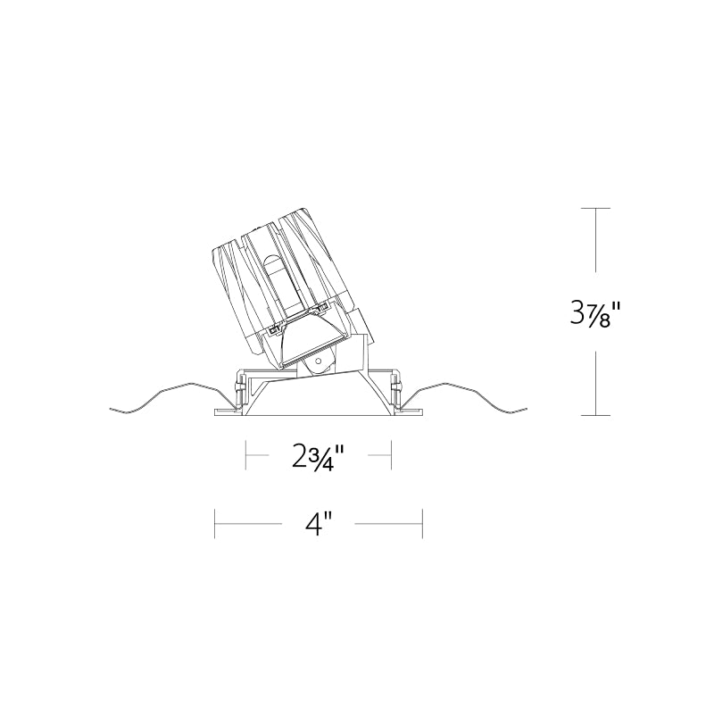 WAC R2FRA1T FQ 2" Shallow Round Adjustable Trim, Dim To Warm