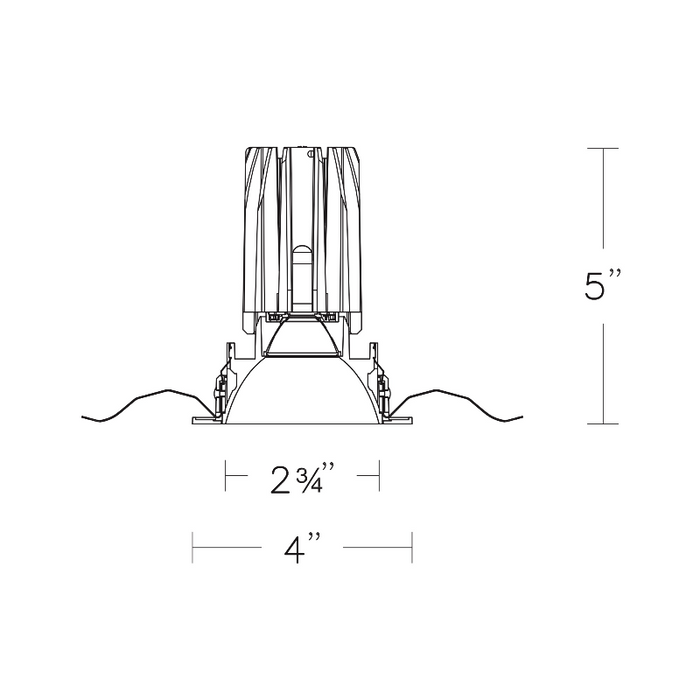 WAC R2FRDT-927 2" Round Downlight Trimmed, 2700K