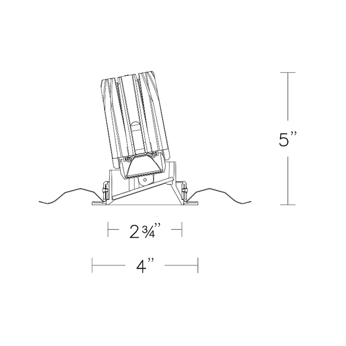 WAC R2FRWT-927 2" Round Wall Wash Trimmed, 2700K