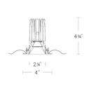 WAC R2FSDT-930 2" Square Downlight Trimmed, 3000K