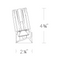 WAC R2FSWL-930 2" Square Wall Wash Trimless, 3000K