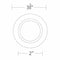 WAC R3CRPL Ocularc 3.5" Round Pinhole Trimless