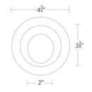 WAC R3CRWT Ocularc 3.5" Round Wall Wash Trimmed