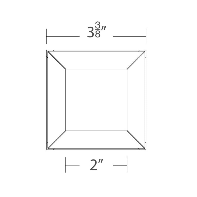 WAC R3CSDL Ocularc 3.5" Square Adjustable Trimless Downlight
