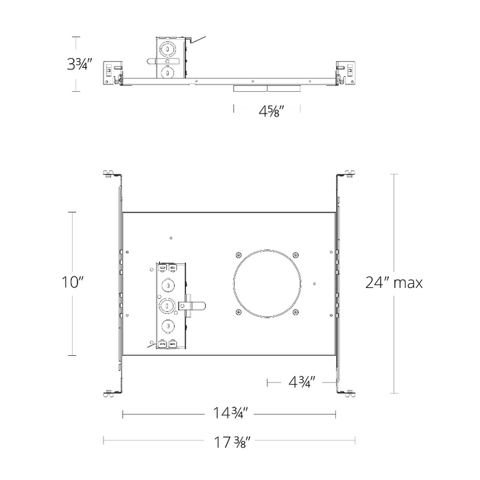 WAC R4FBFT 4" 25W New Construction Frame-In Trimmed