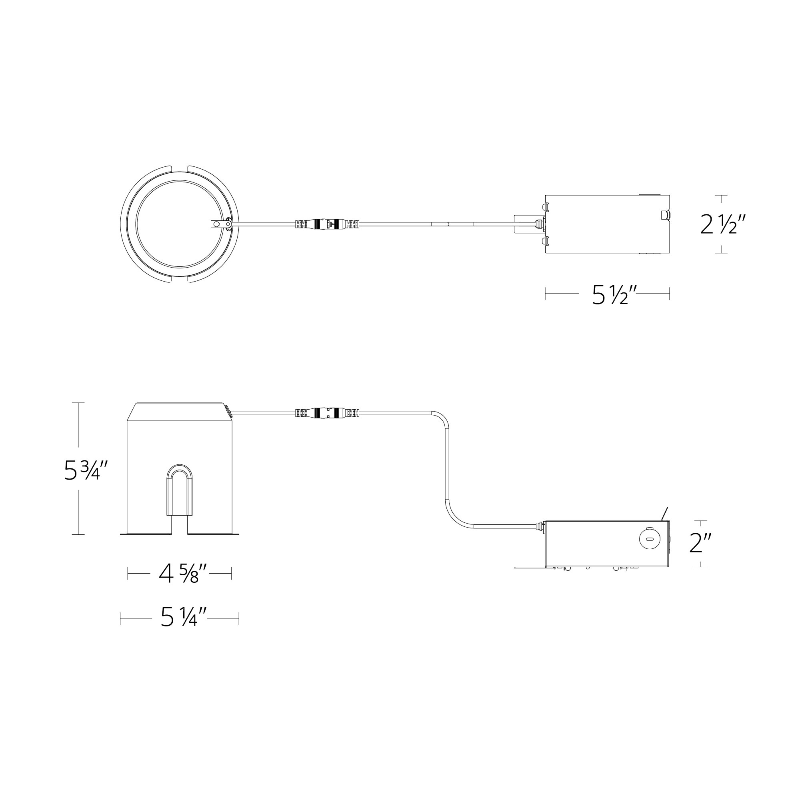 WAC R4FBR2T 4" 13W Remodel Housing Trimmed IC