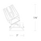 WAC R4FSAL-935 4" Square Adjustable Trimless, 3500K