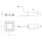 WAC R4FSRL FQ 4" 13W Square Remodel Trimless Housing