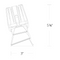 WAC R4FSWL-927 4" Square Wall Wash Trimless, 2700K