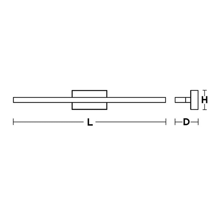 AFX RAMV3603L30D1 RAMV Series Ramona 1-lt 36" LED Vanity