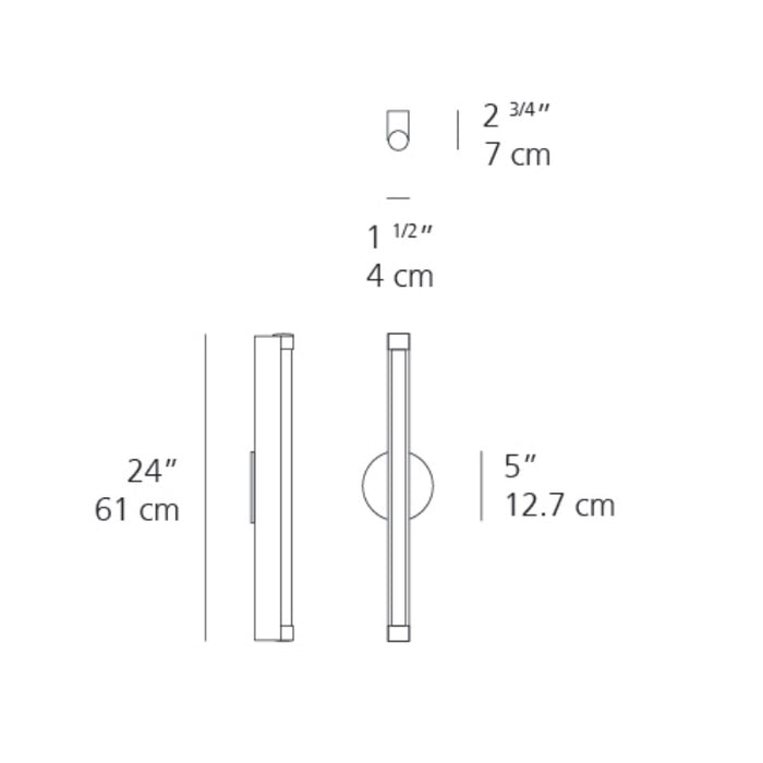 Artemide Basic Strip 24 Wall Light