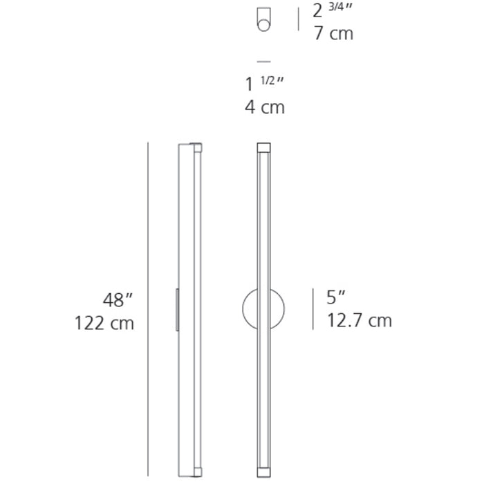 Artemide Basic Strip 48 Wall Light