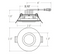 Elite RL173 1" Recessed Gimbal, 360 Lumens