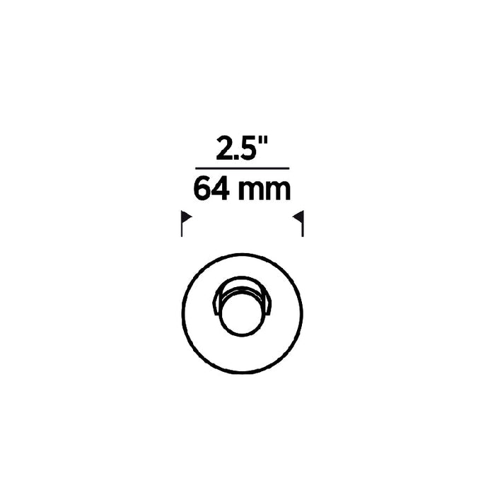 Entra ENCL2R CL 2" Round Adjustable Flangeless Trim