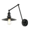 Matteo S01211 Brixson 1-lt 14" Tall Swingarm Wall Light