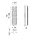 Matteo S02018 Niagara 1-lt 18" Tall LED Vanity