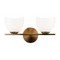 Matteo S04202 Uptowne 2-lt 14" Wall Sconce