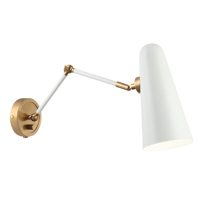 Matteo S05221 Blink 1-lt 11" Tall Swingarm Wall Light