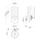 Matteo S06101 Liberty 1-lt 12" Tall Wall Sconce