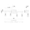 Matteo S06304 Toledo 4-lt 25" Wall Sconce