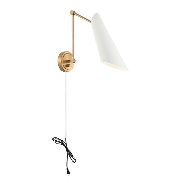 Matteo S08021 Butera 1-lt 15" Tall Swingarm Wall Light