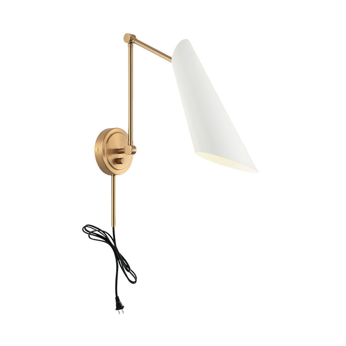 Matteo S08021 Butera 1-lt 15" Tall Swingarm Wall Light
