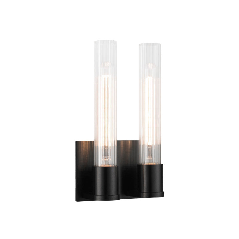 Matteo S08502 Lyndon 2-lt 12" Tall Wall Sconce