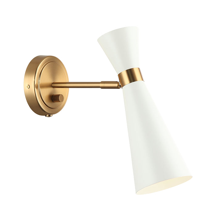 Matteo S09611 Blaze 1-lt 12" Tall Wall Sconce