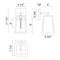 Matteo S11301 Denzil 1-lt 11" Tall Outdoor Wall Sconce
