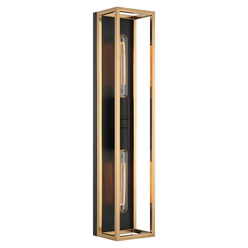 Matteo S15122 Shadowbox 2-lt 22" Tall LED Wall Sconce