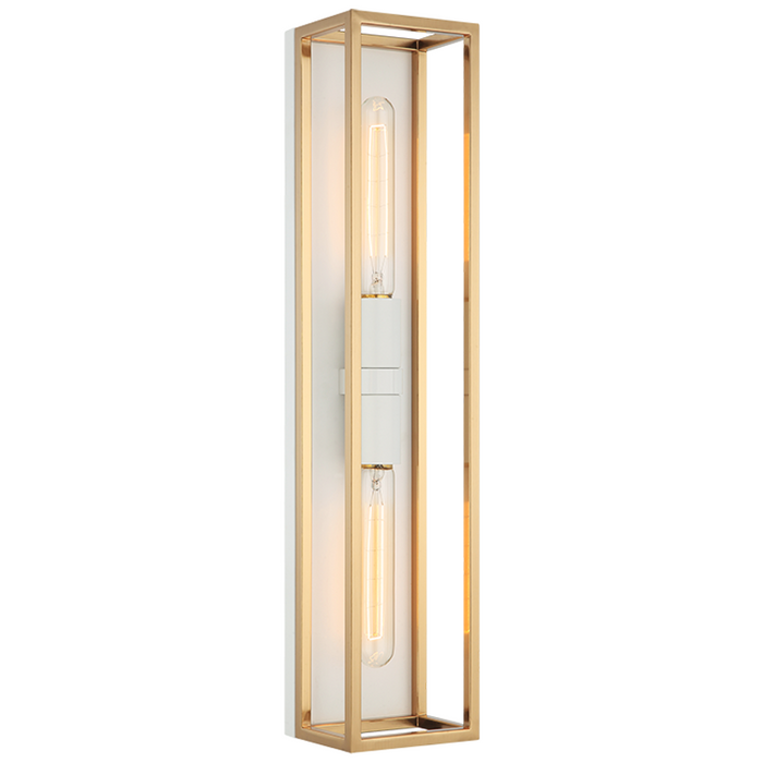 Matteo S15122 Shadowbox 2-lt 22" Tall LED Wall Sconce