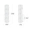 Schonbek S2613 Verve LED 1-lt 13" Tall LED Wall Sconce
