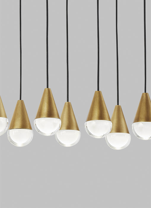 Tech 700TRSPCPA18 Cupola 18-lt 45" LED Chandelier