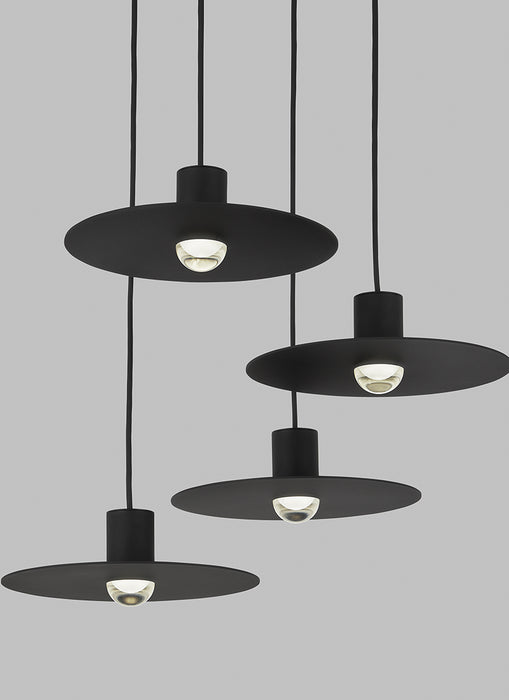Visual Comfort 700TRSPEVS4 Eaves 4-lt 16" LED Chandelier