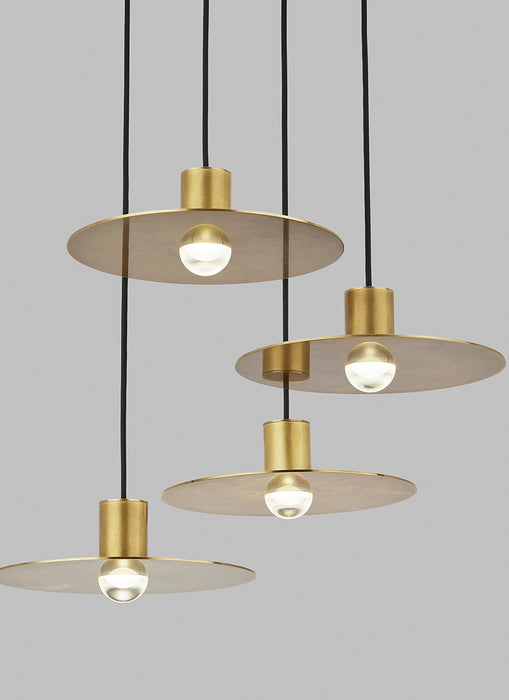 Visual Comfort 700TRSPEVS4 Eaves 4-lt 16" LED Chandelier