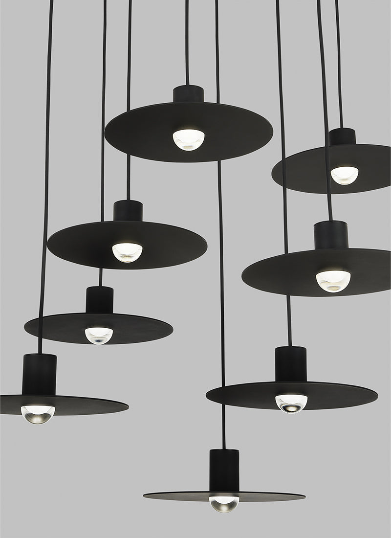 Visual Comfort 700TRSPEVS8 Eaves 8-lt 16" LED Chandelier