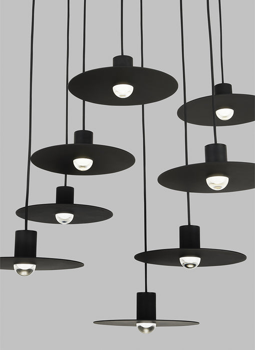 Tech 700TRSPEVS8 Eaves 8-lt 16" LED Chandelier