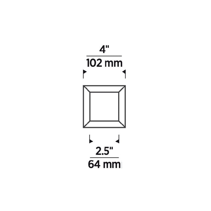 Element E4PS Pro 4" LED Flangeless Square LED Trim