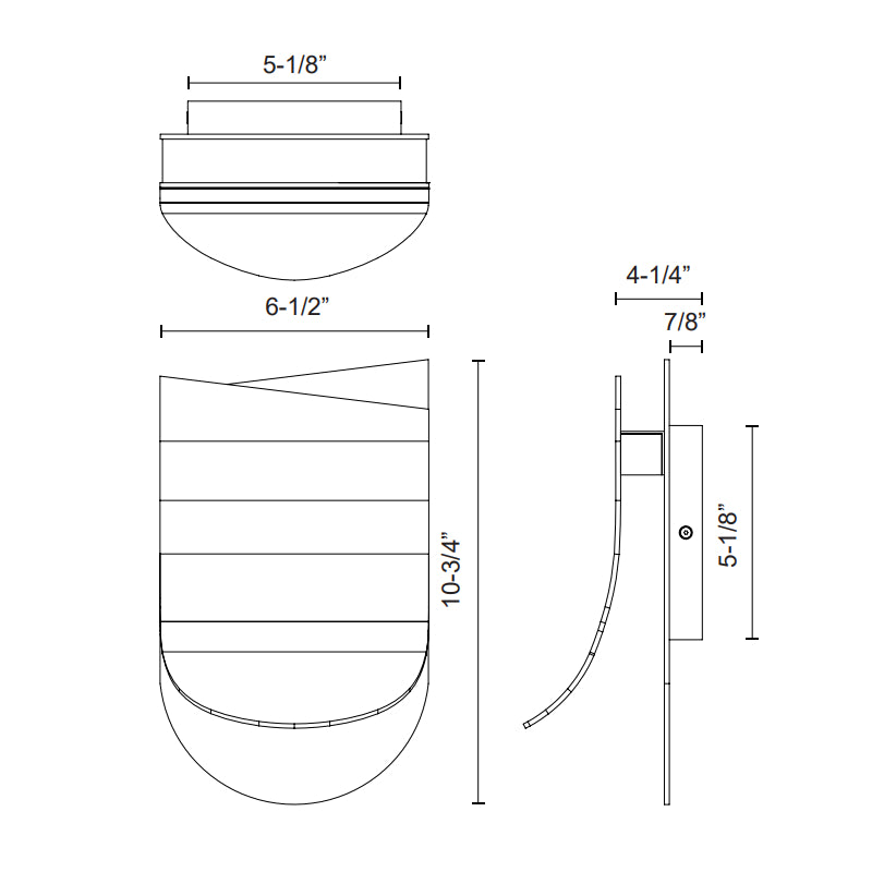 Kuzco WS83706 Sonder 1-lt 11" Tall LED Wall Sconce