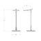 Koncept SPY-W Splitty LED Desk Lamp with Desk Base
