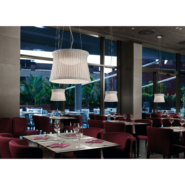 Bover Syra 60 1-lt 24" LED Outdoor Pendant, 0-10V