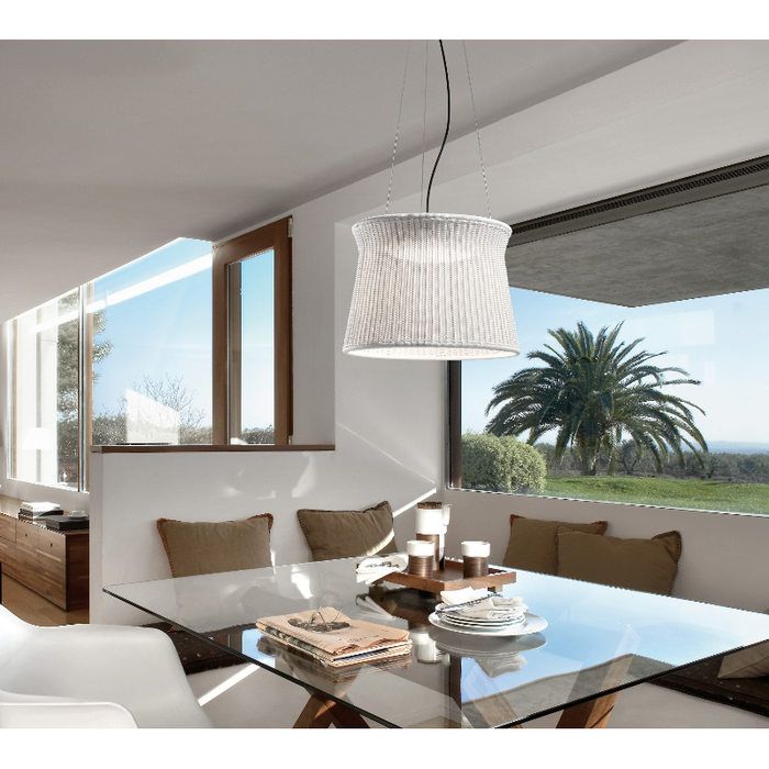 Bover Syra 60 1-lt 24" LED Outdoor Pendant, 0-10V