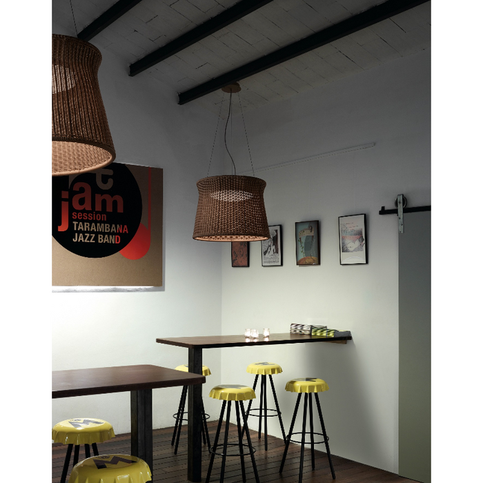 Bover Syra 60 1-lt 24" LED Outdoor Pendant, 0-10V