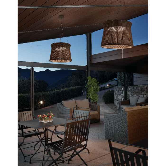 Bover Syra 60 1-lt 24" LED Outdoor Pendant, 0-10V