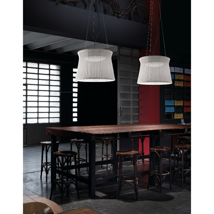 Bover Syra 90 1-lt 36" LED Outdoor Pendant, 0-10V