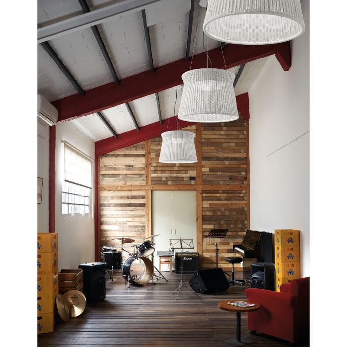 Bover Syra 90 1-lt 36" LED Outdoor Pendant, 0-10V