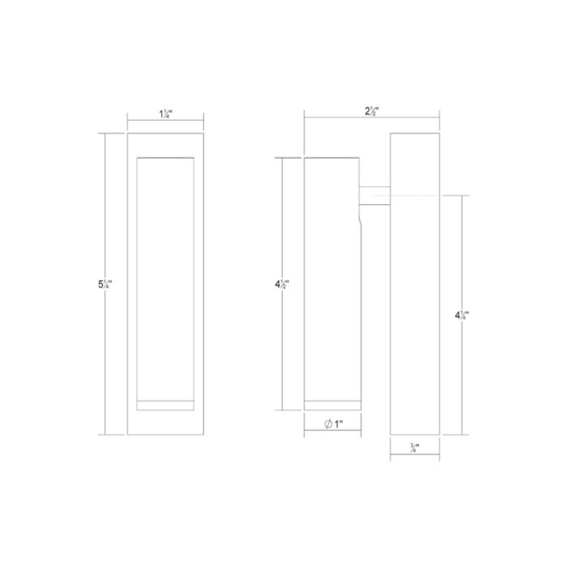 Sonneman 3360 Hami 1-lt 5" Tall LED Wall Sconce