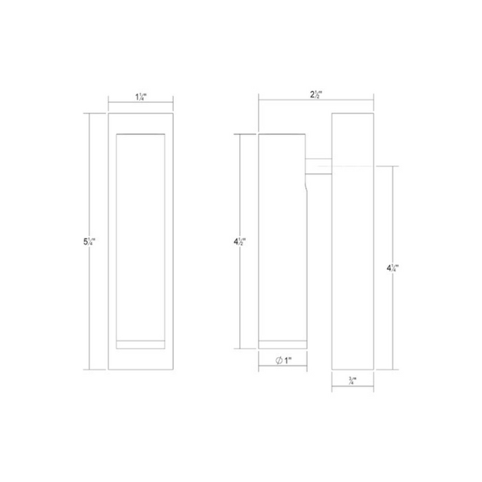 Sonneman 3360 Hami 1-lt 5" Tall LED Wall Sconce