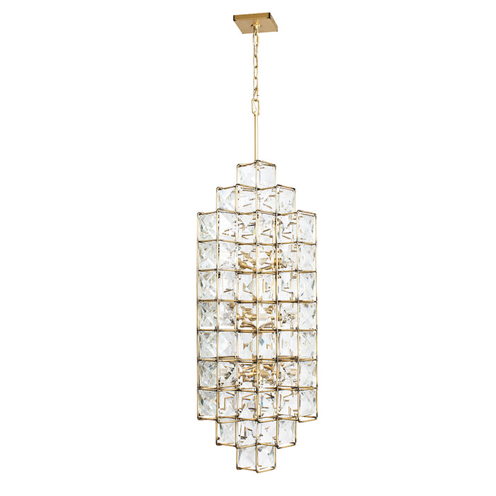 Varaluz 329F14 Cubic 14-lt 19" Foyer Pendant